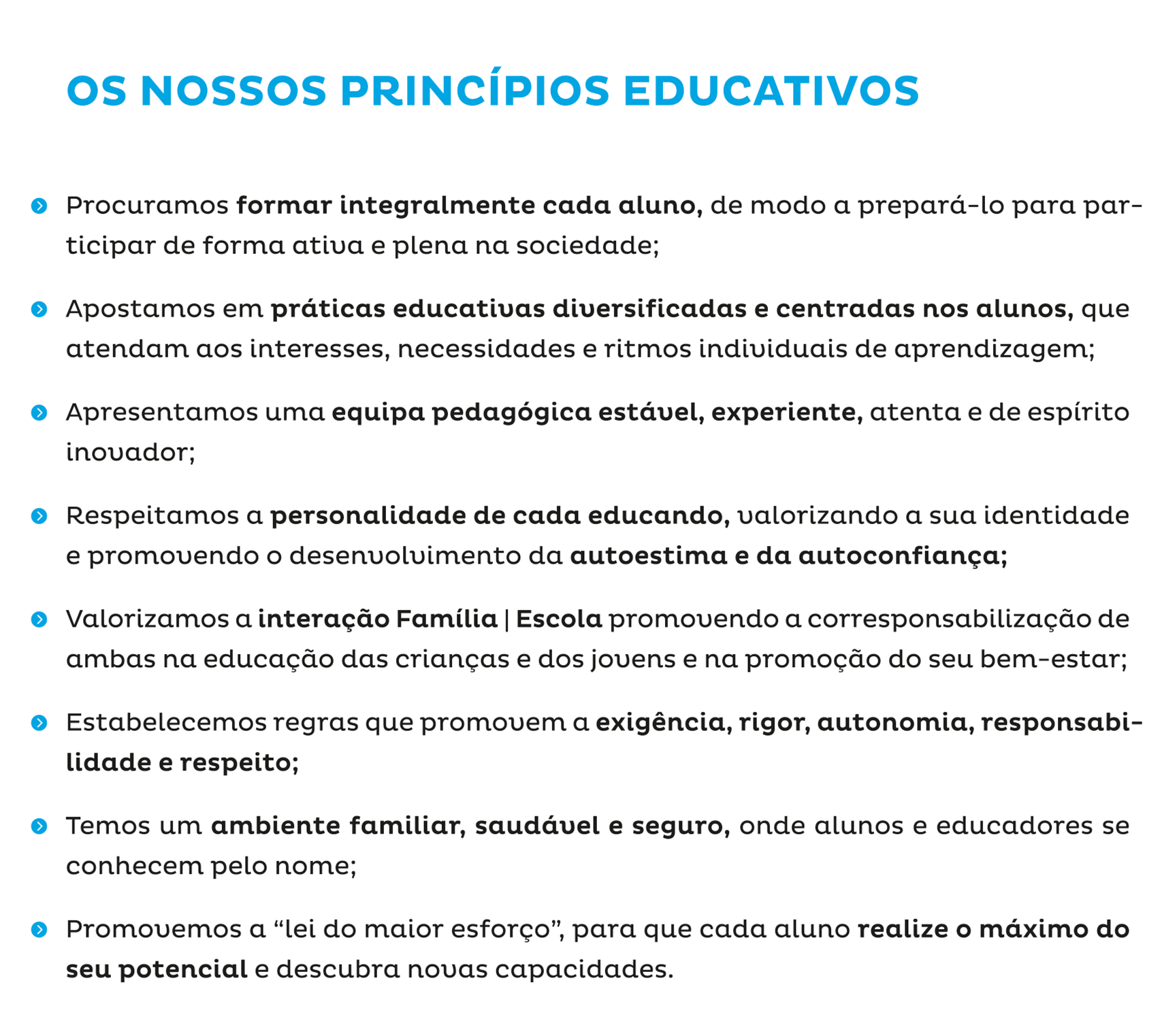 Principios Educativos